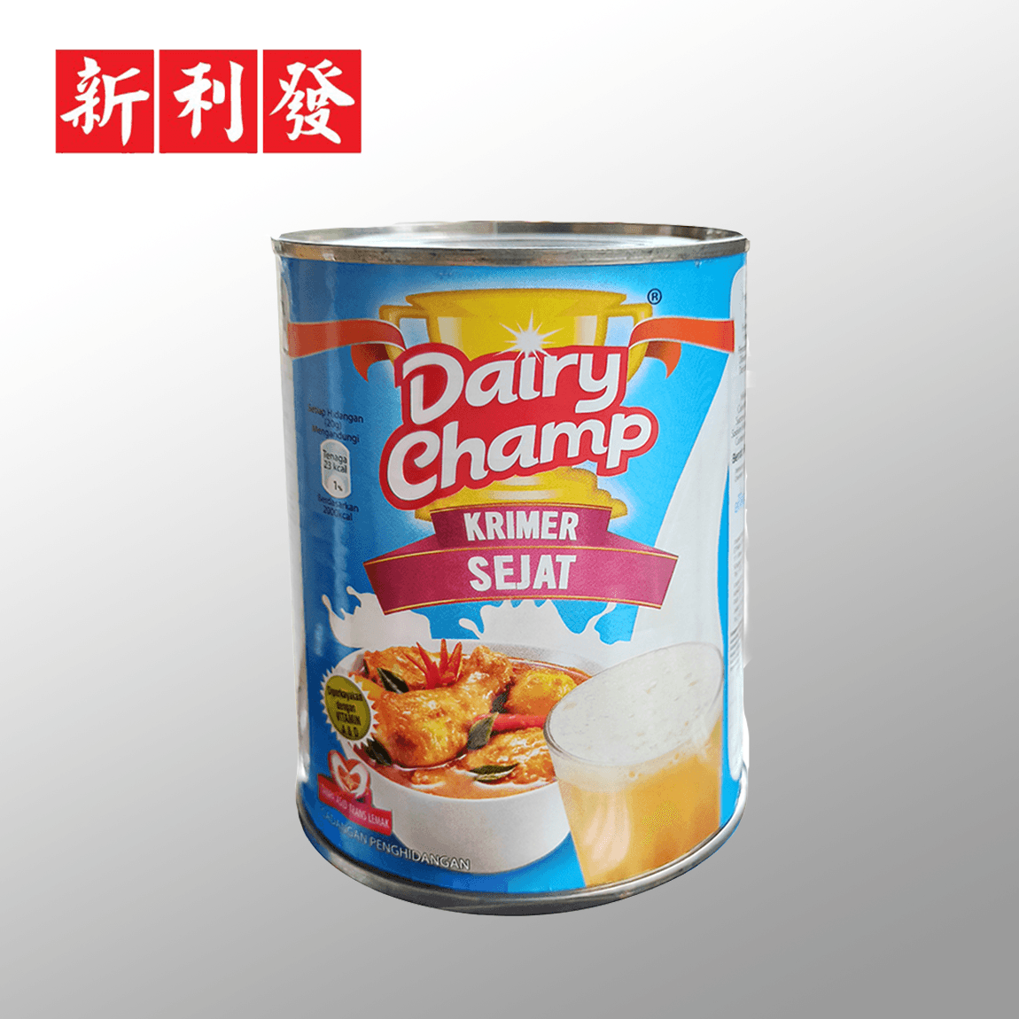 Tin Susu Cair Dairy Champ 黄奶水